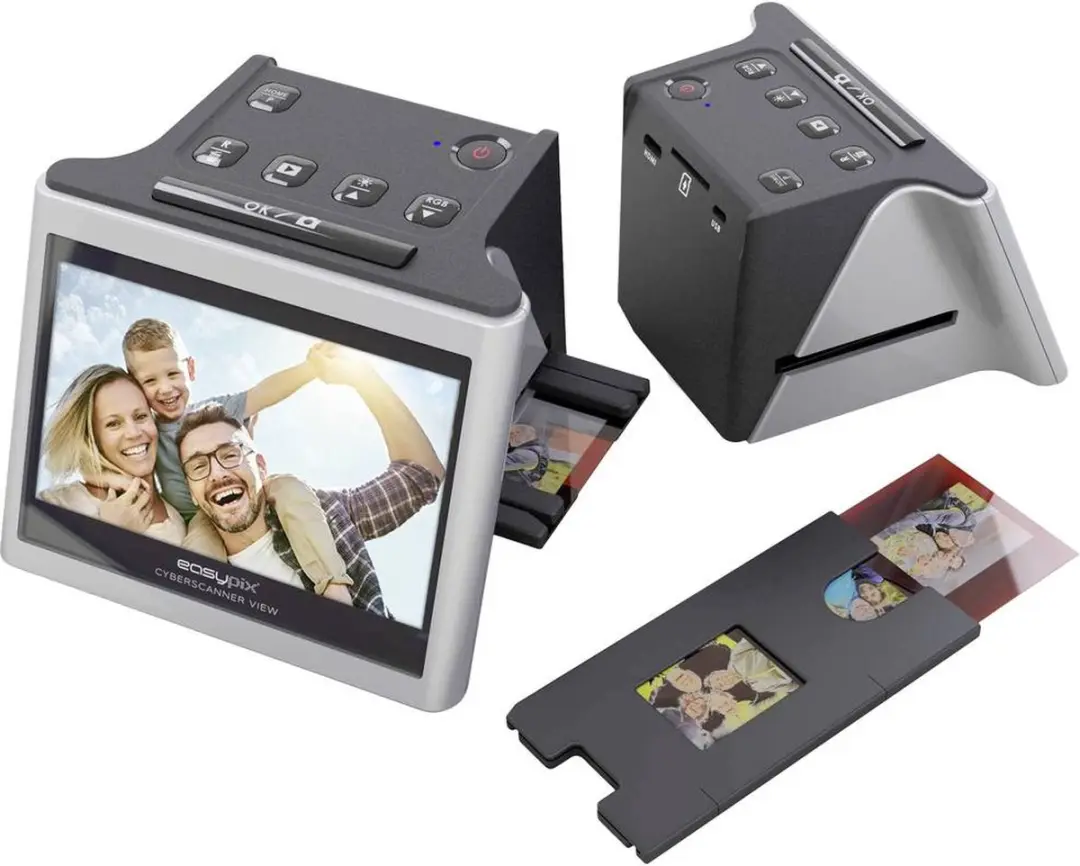 Easypix Cyberscanner View Filmscanner 854x480 - Kleurloos