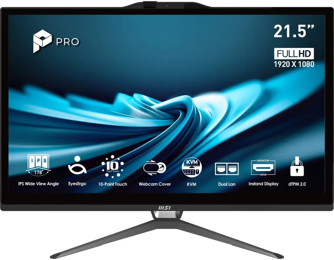 MSI Pro AP222T i3-14100 Alles-in-één PC 512GB SSD