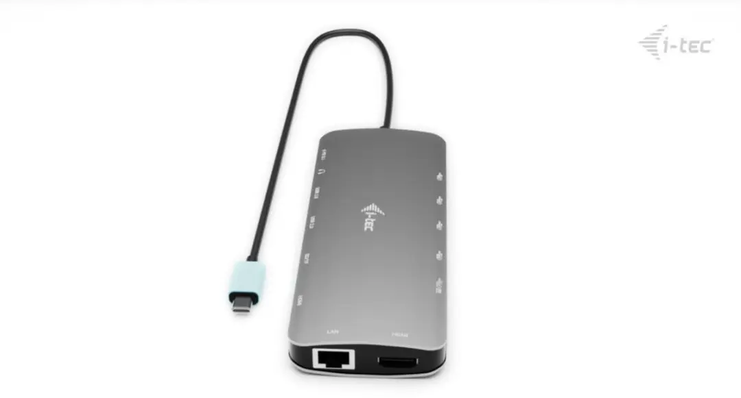 I-tec i-Tec C31NANOTRIPLED140 USB-C 3x Display Dock - Grijs - afbeelding 5 van 6