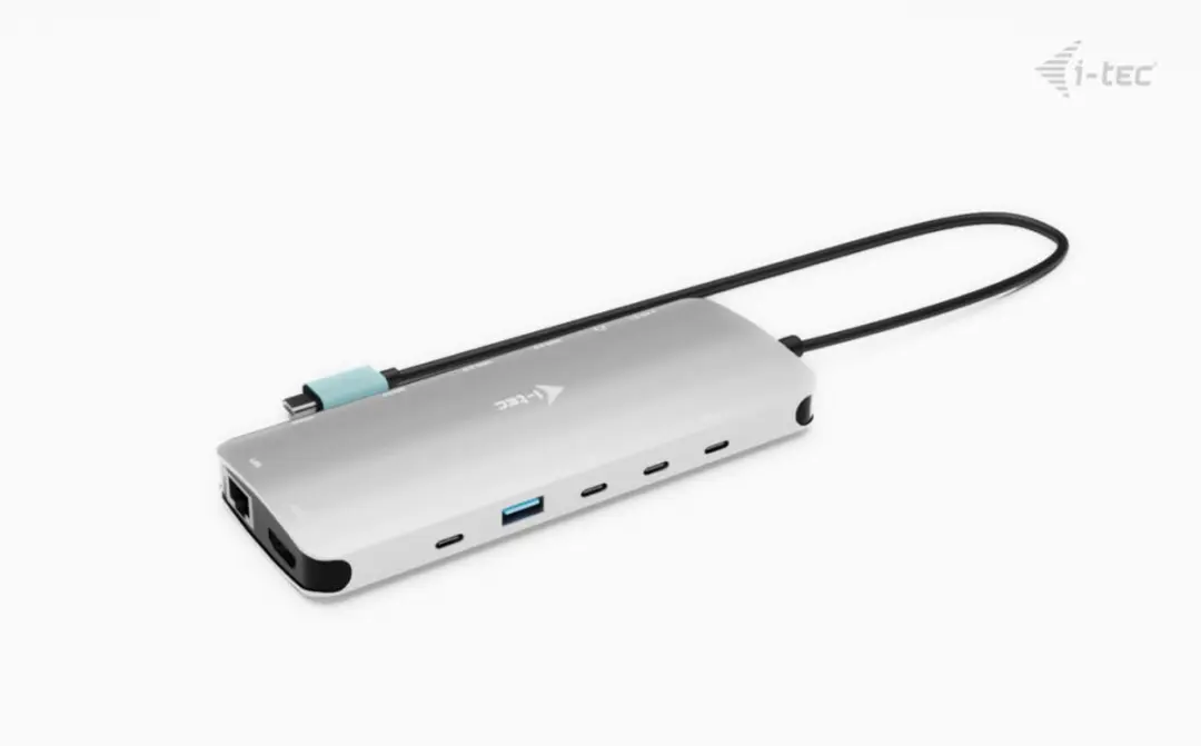 I-tec i-Tec C31NANOTRIPLED140 USB-C 3x Display Dock - Grijs - afbeelding 6 van 6
