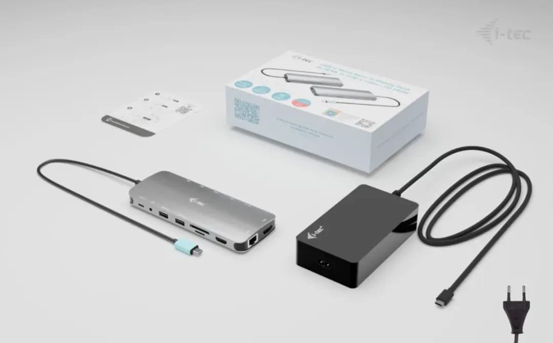I-tec i-Tec C31NANOTRIPLED140 USB-C 3x Display Dock - Grijs - afbeelding 3 van 6