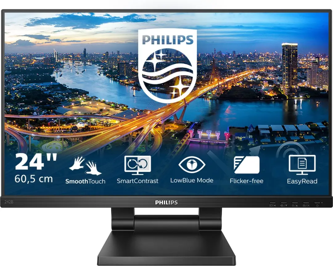 Philips 242B1TC 23.8" Full HD Touchscreen Monitor