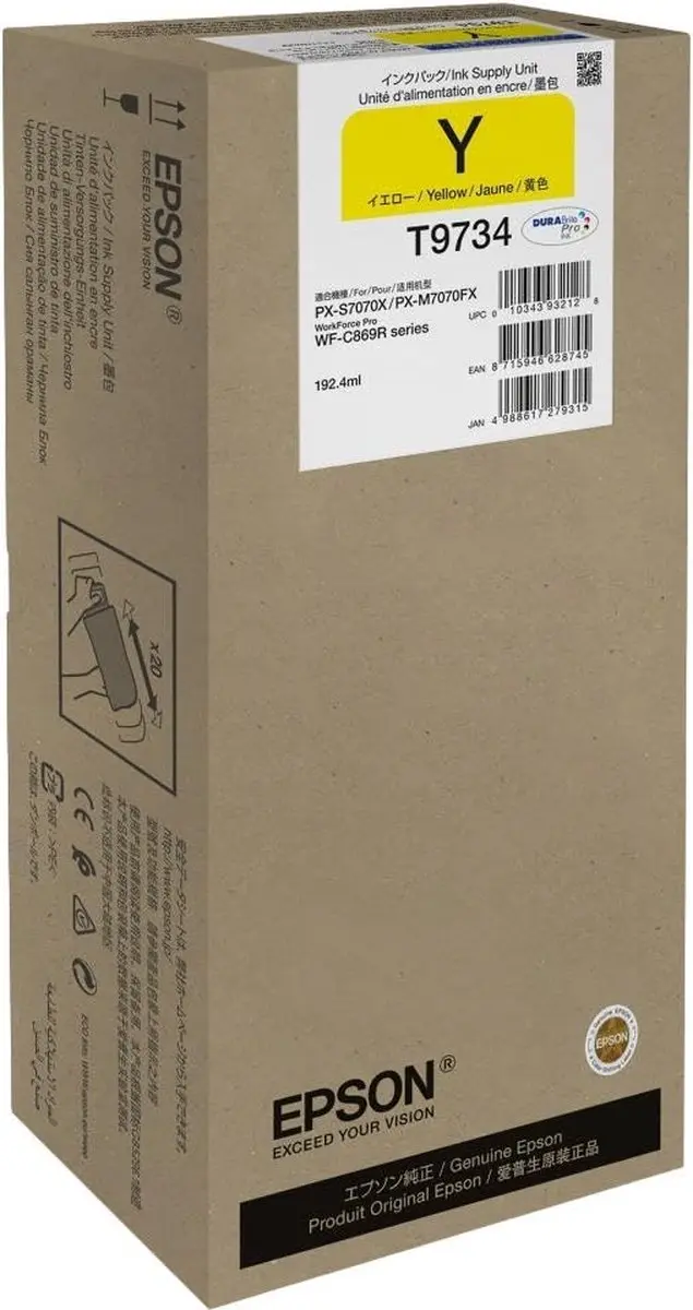 Epson C13T97340N Inktcartridge Geel - XL
