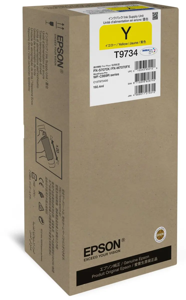 Epson C13T97340N Inktcartridge Geel