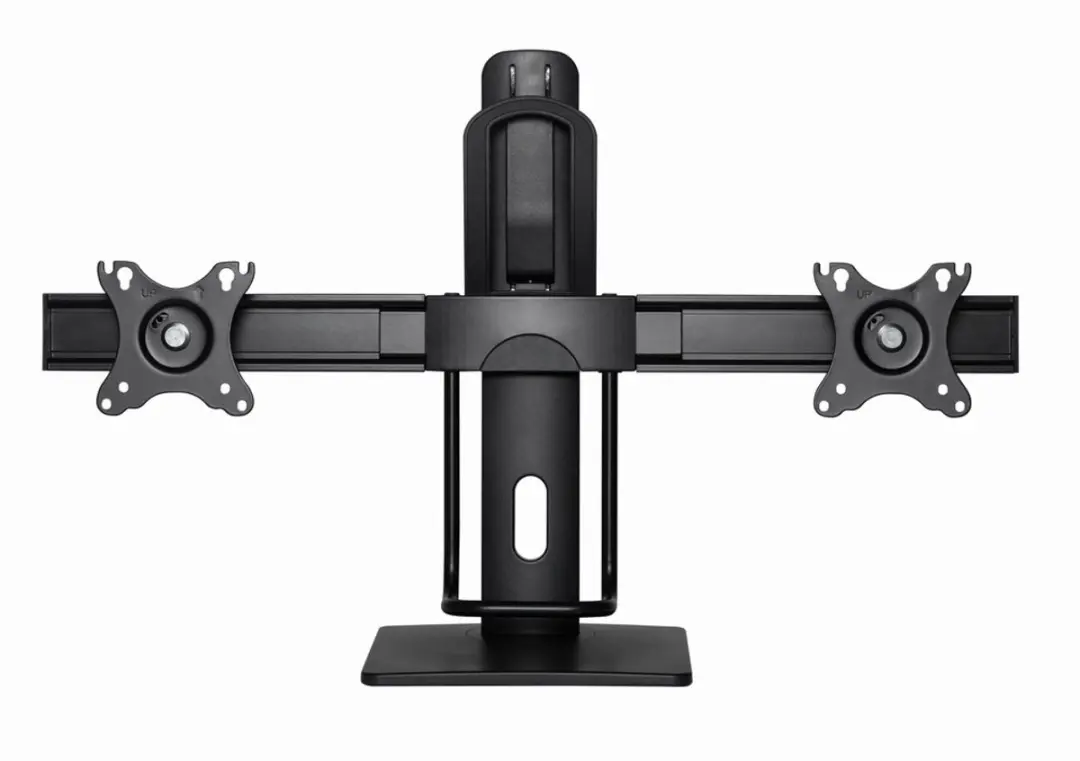 Gembird MS-D2-01 Dubbele Monitorstandaard - Zwart - afbeelding 6 van 6