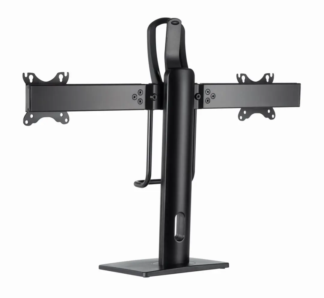 Gembird MS-D2-01 Dubbele Monitorstandaard - Zwart - afbeelding 5 van 6
