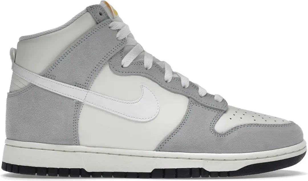 Nike Dunk High Retro 'Sail Pure Platinum Black White'
