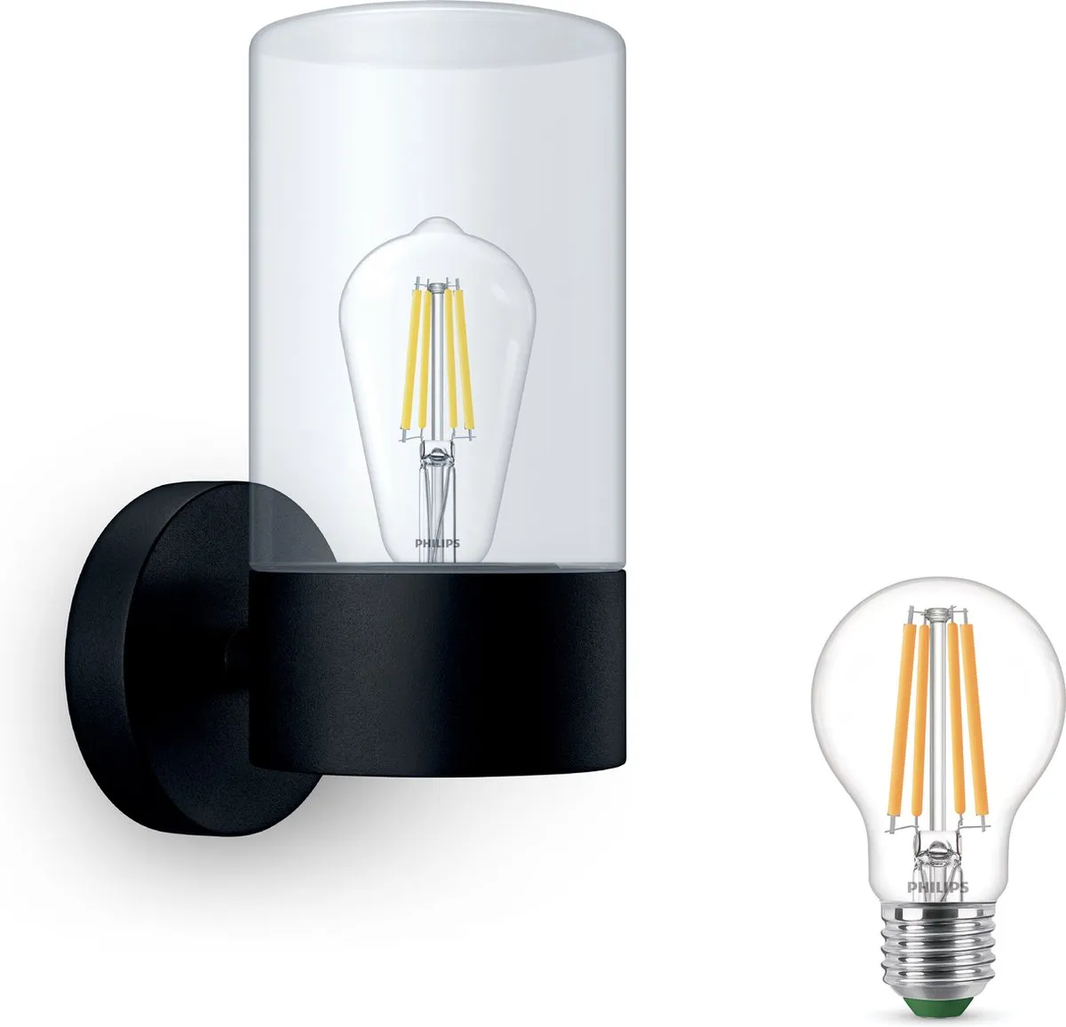 Philips Flareon Wandlamp E27 Warmwit