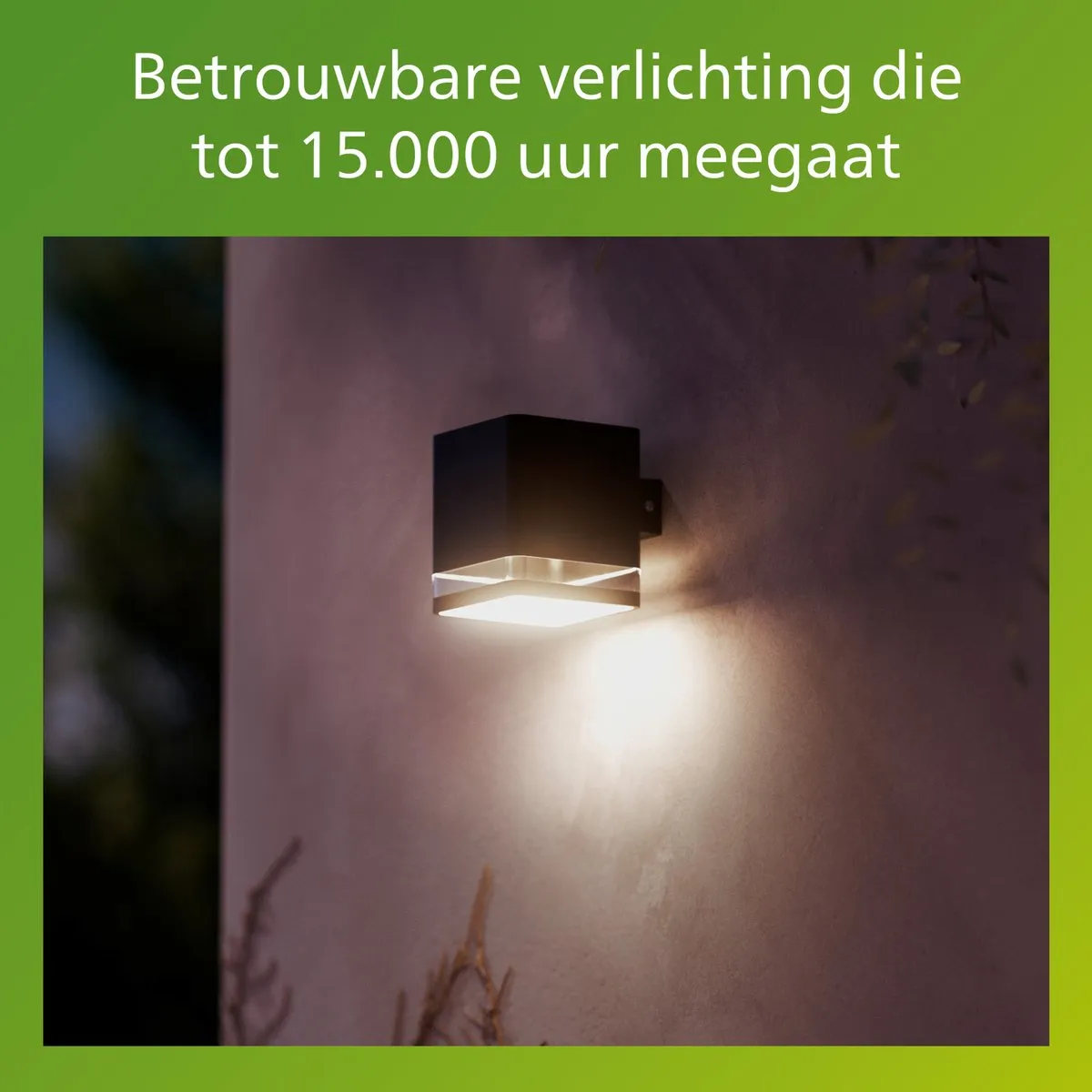 Philips Virona Zonne Wandlamp Warm Wit 1.8W - Zwart - afbeelding 6 van 6
