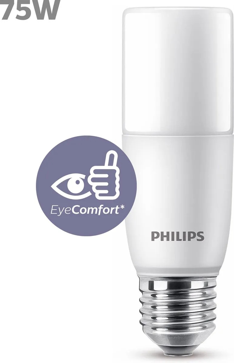 Philips LED Staaf Mat 9.5W E27 - Koelwit 4000K