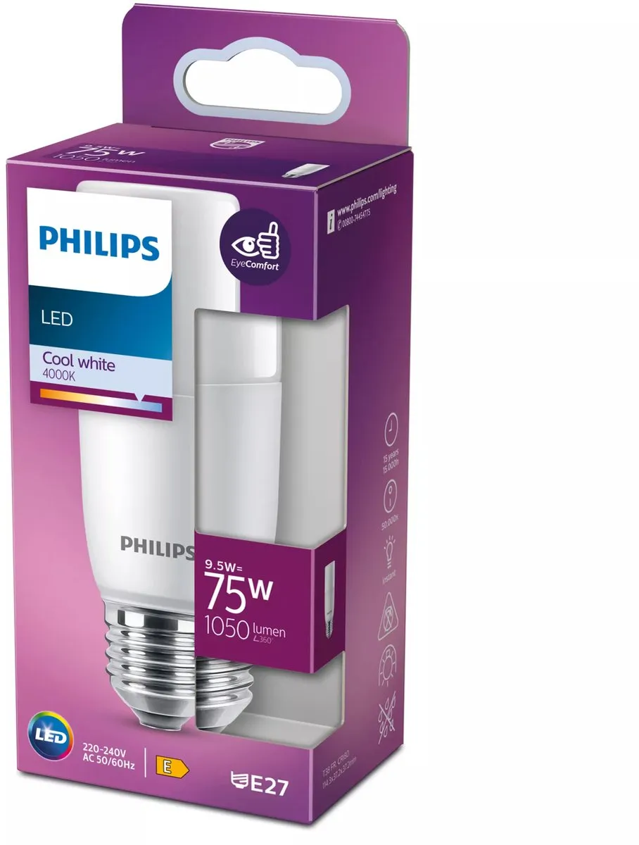 Philips LED Staaf Mat 9.5W E27