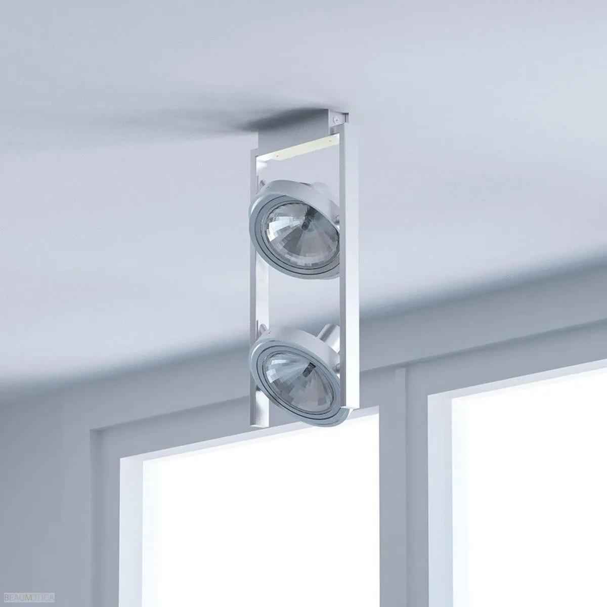 Philips myLiving Fast Spotlamp 2x42W - Aluminium