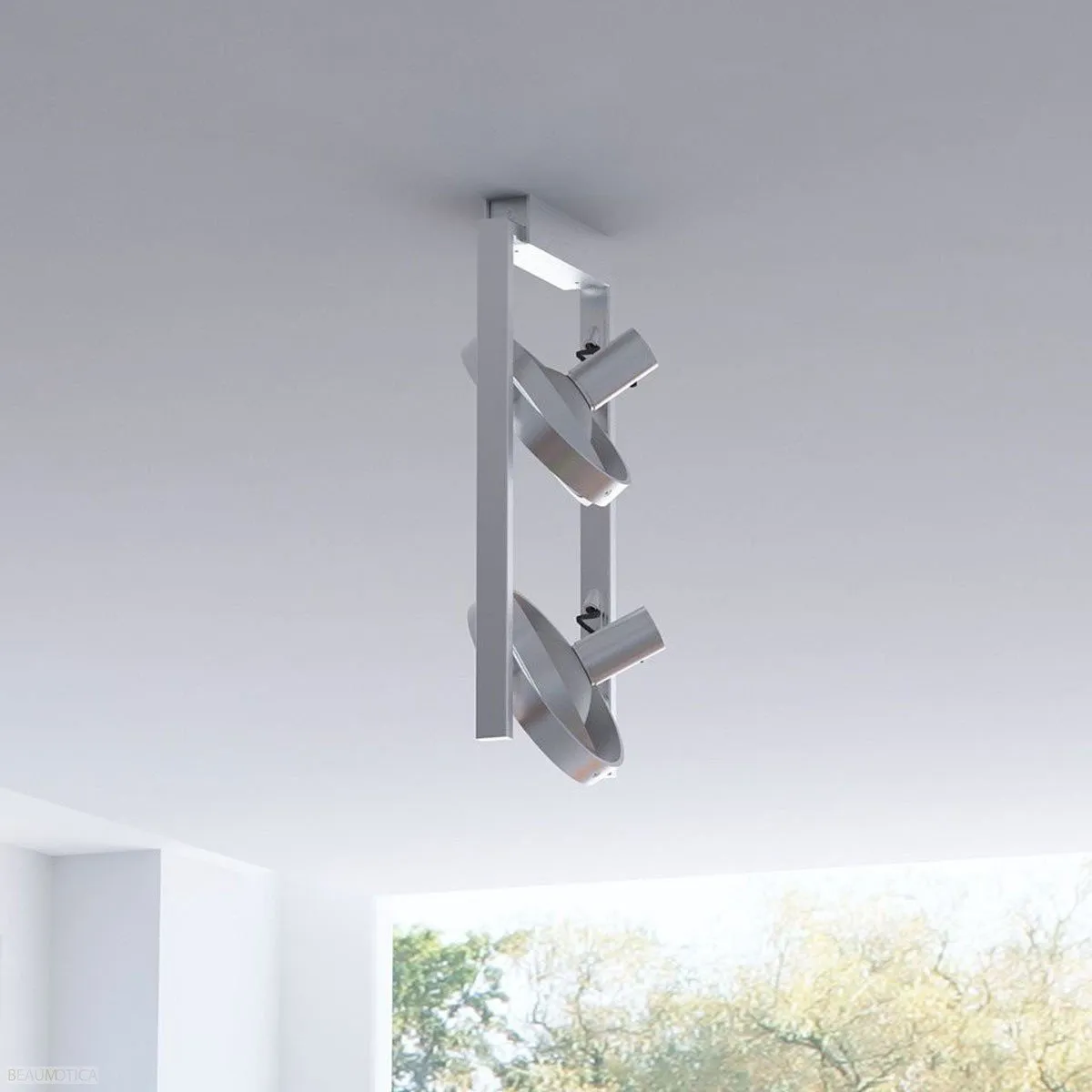 Philips myLiving Fast Spotlamp 2x42W - Aluminium