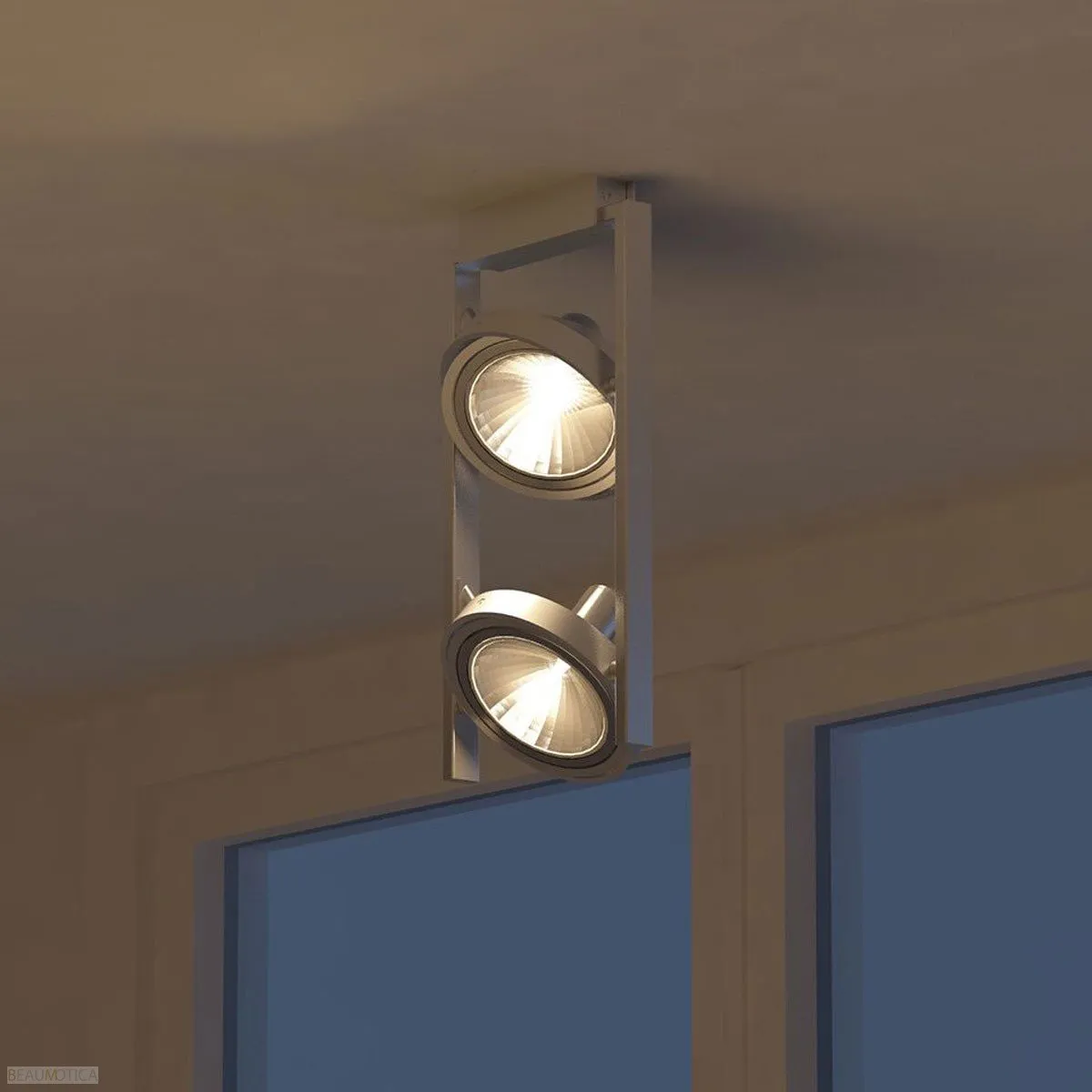 Philips myLiving Fast Spotlamp 2x42W - Aluminium