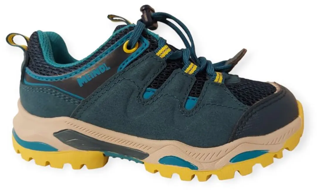 Meindl Wandelschoen Salto Junior 2133 49 Petrol Blauw Geel
