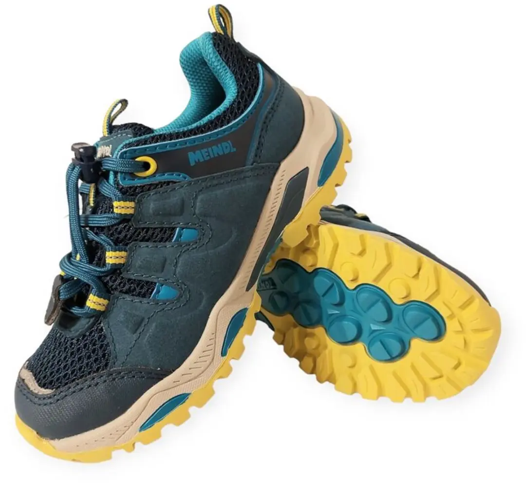 Meindl Wandelschoen Salto Junior 2133 49 Petrol Blauw Geel