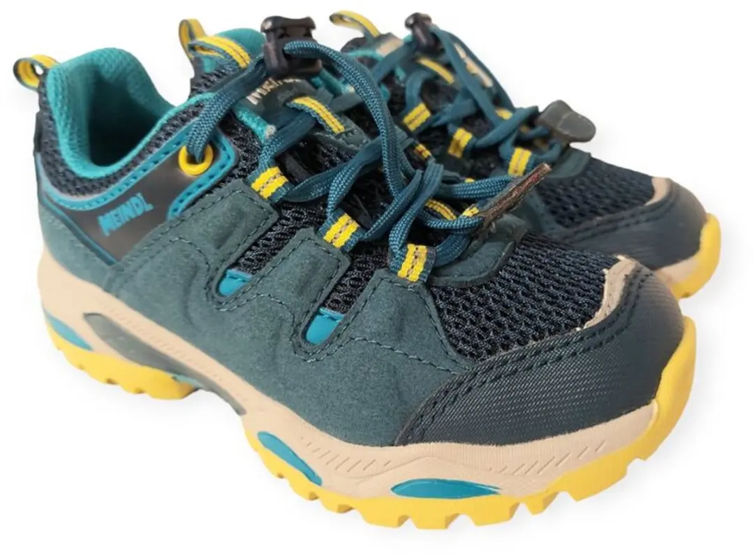 Meindl Wandelschoen Salto Junior 2133 49 Petrol Blauw Geel