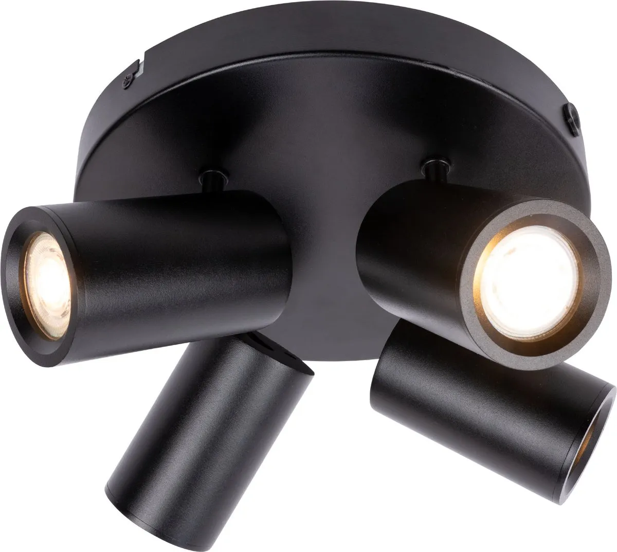 Ledvion LED Plafondspot 4x 4,9W 4000K Zwart