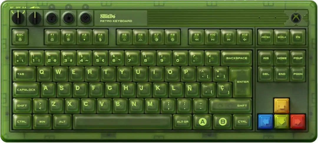 8BitDo Retro Mechanical Azerty Toetsenbord Xbox Edition