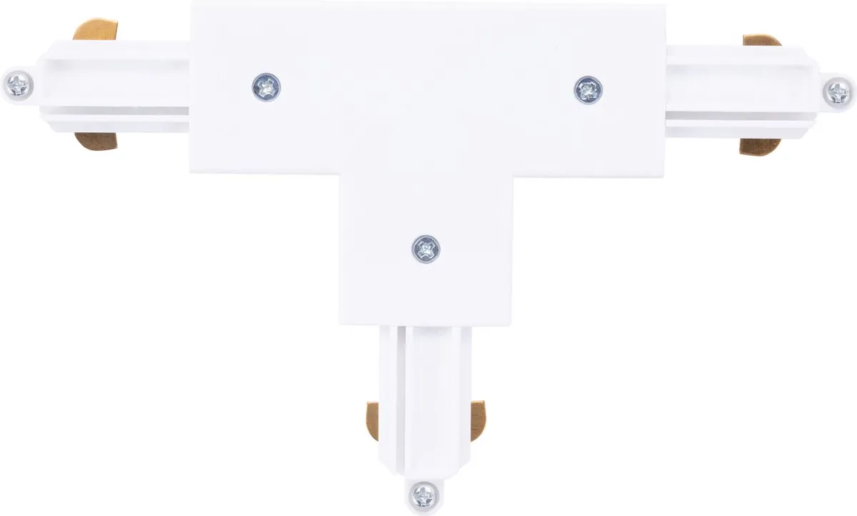 Ledvion 1-Fase Rail T-Vorm Connector Links-2 Wit