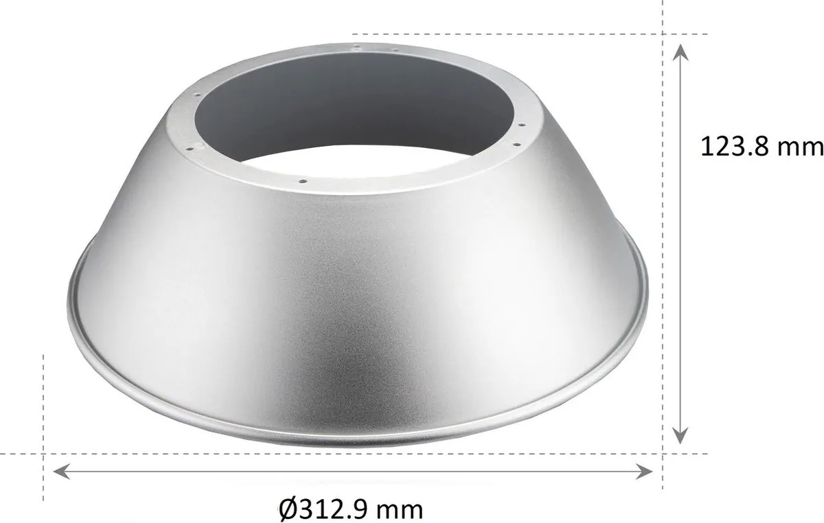 LEDVION High Bay Sensor Reflector 90° 150W - Grijs