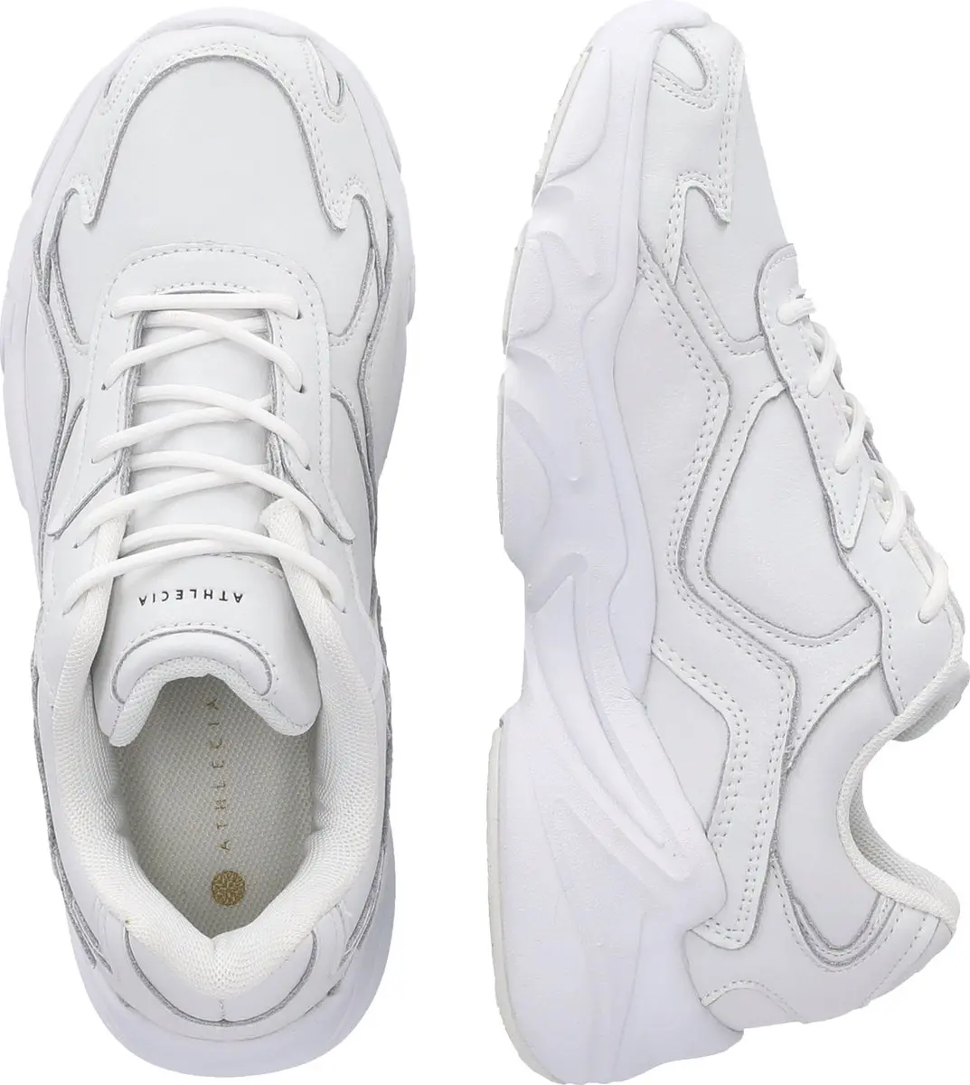 Athlecia Chunky Leather Trainers 37 - Wit