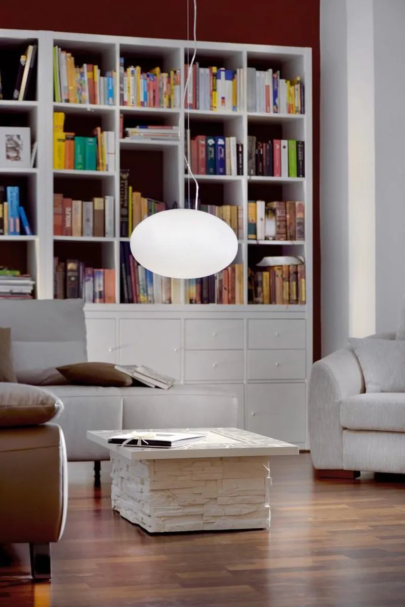 Villeroy & Boch Vancouver P Hanglamp - H 150cm Ø 40cm - Wit