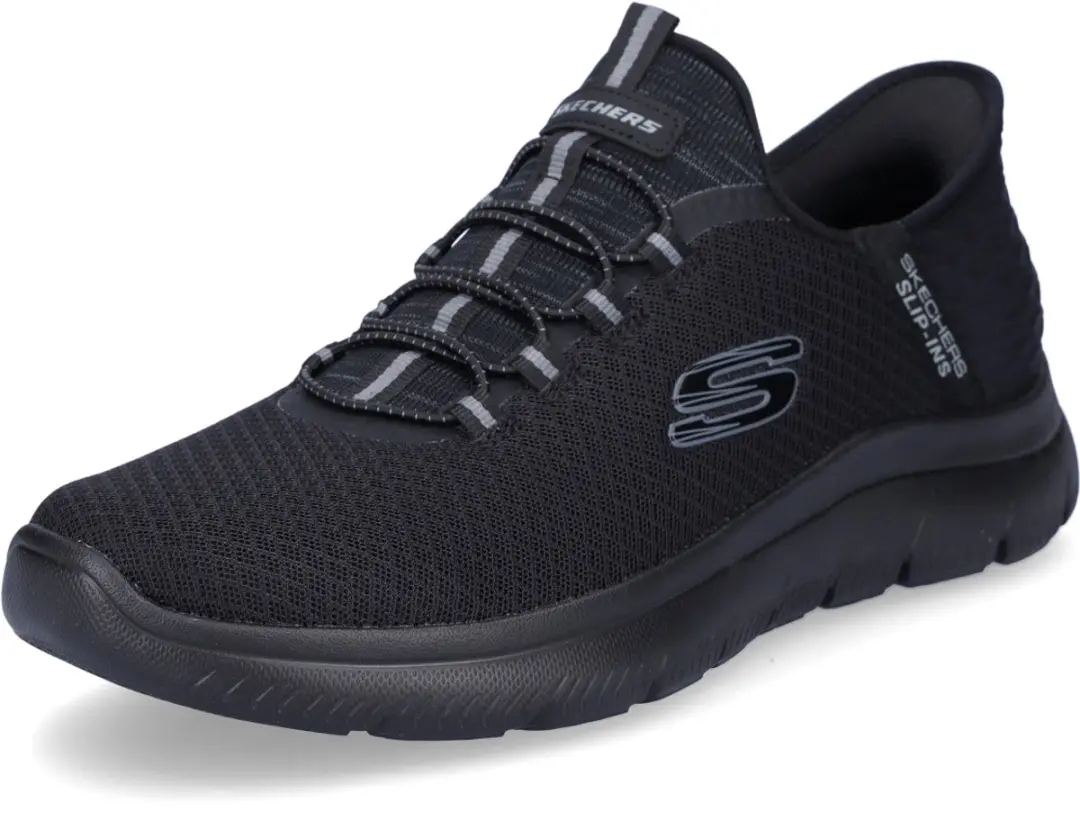 Skechers Sport Heren SUMMITS HIGH RANGE Sneakers Instappers Vegan 232457 zwart