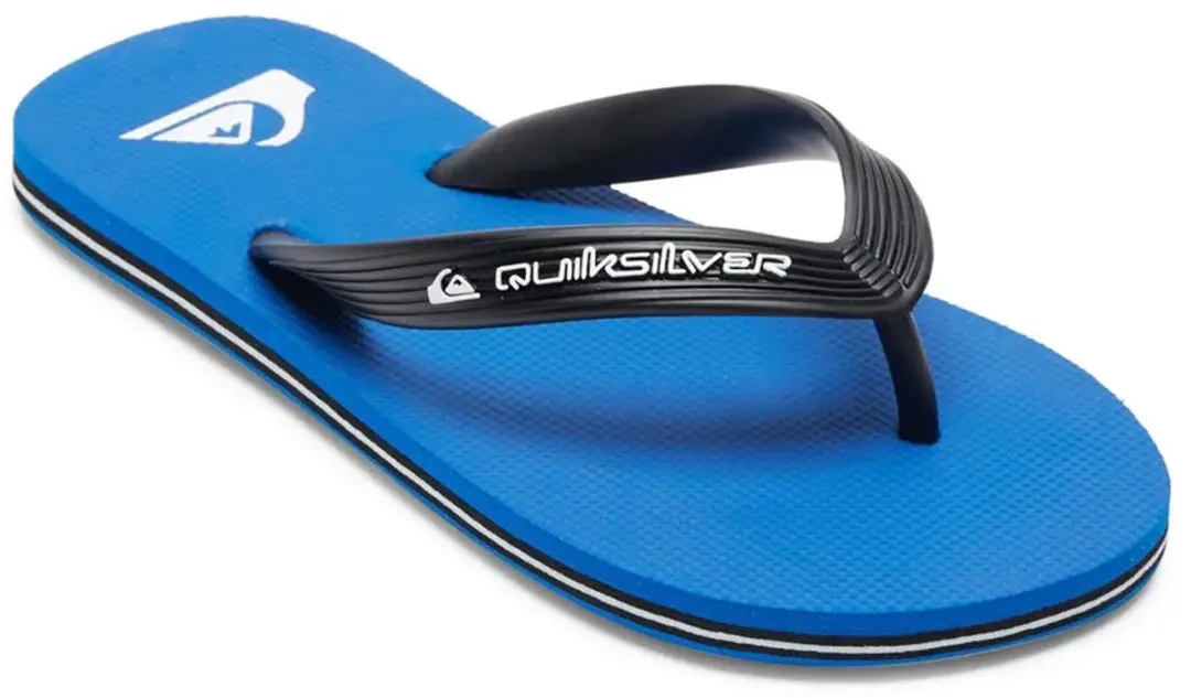 Quiksilver Molokai Core Slippers Blauw EU 31 Kinderen