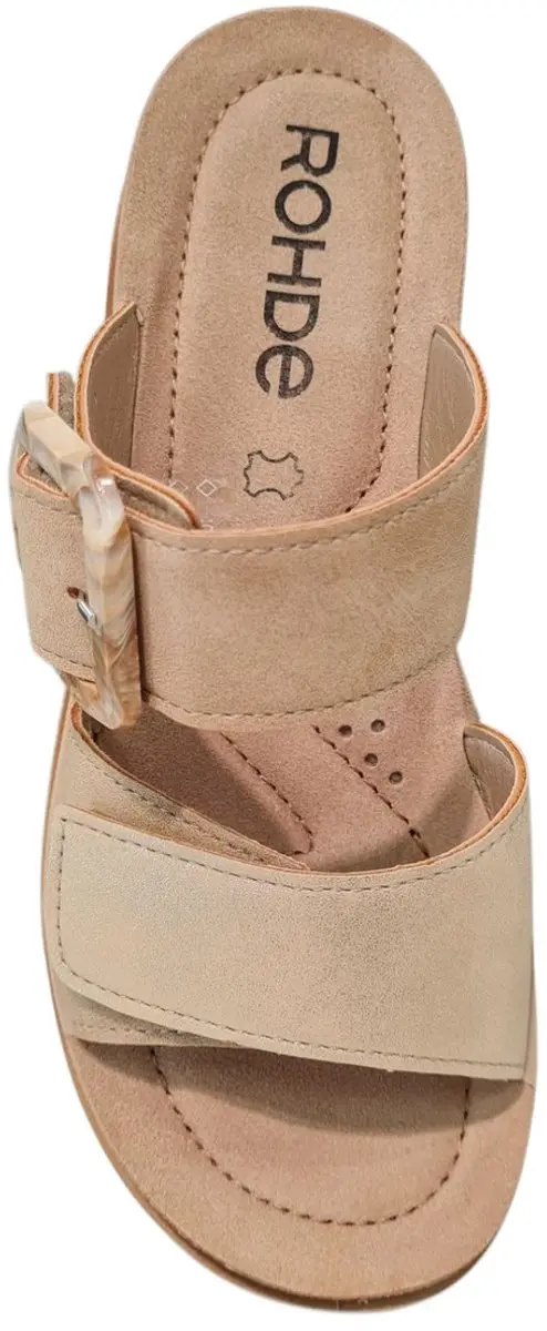 Rohde Dames Slippers 1301 14 - Beige - Maat 41