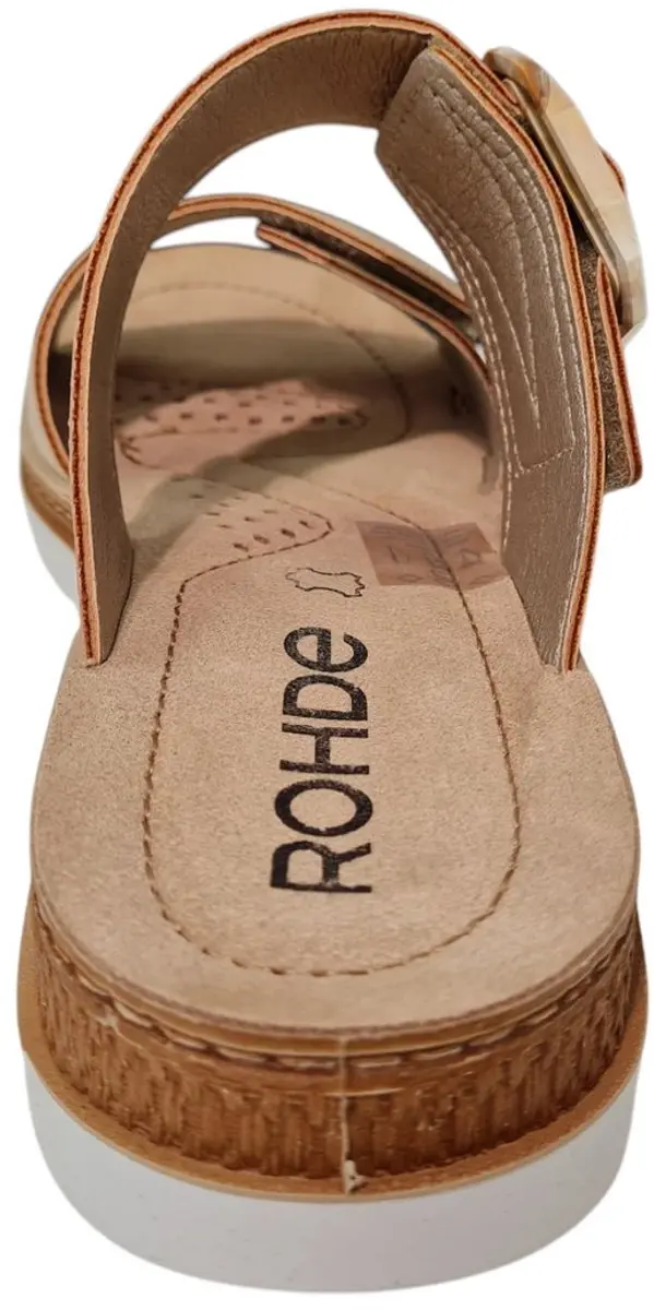 Rohde Dames Slippers 1301 14 - Beige - Maat 41