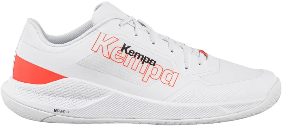 Kempa Kourtfly Three Sneaker 20087606 - 46 - Wit/Zwart/Fluo Rood