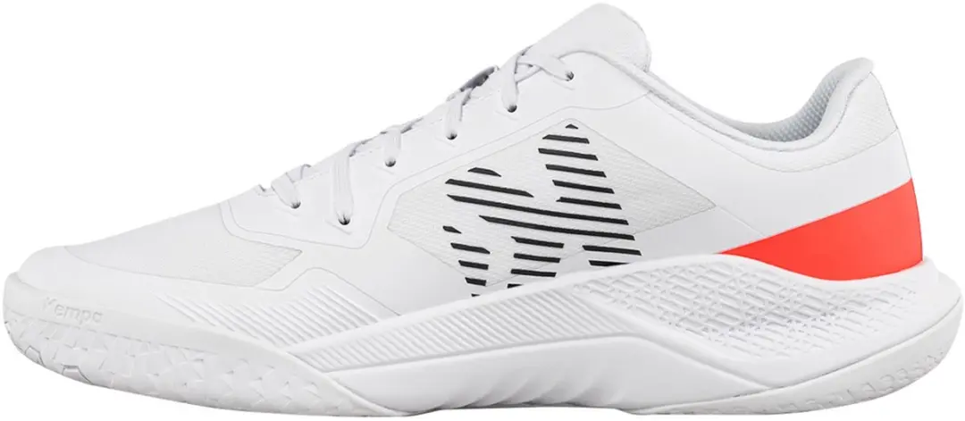 Kempa Kourtfly Three Sneaker 20087606 - 46 - Wit/Zwart/Fluo Rood