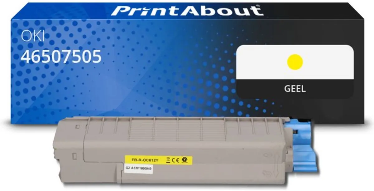 PrintAbout OKI 46507505 Toner Geel