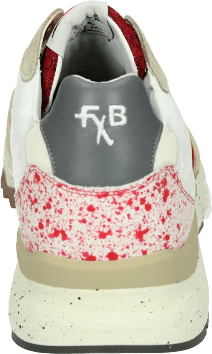 Floris van Bommel DE TREENER 01.42 Lage Sneakers - Rood 44