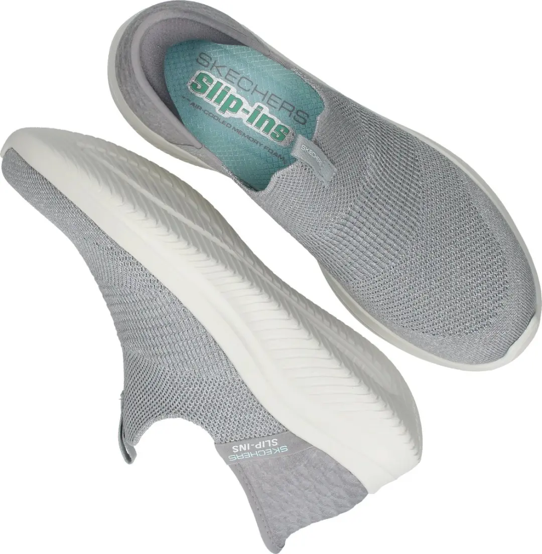Skechers Ultra Flex 3.0M Smooth Step Dames Instappers - Grijs - afbeelding 5 van 6