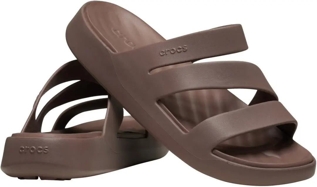 Crocs Getaway Strappy Slippers Truffle CR209587-0LF - Maat 42/43 - afbeelding 3 van 6