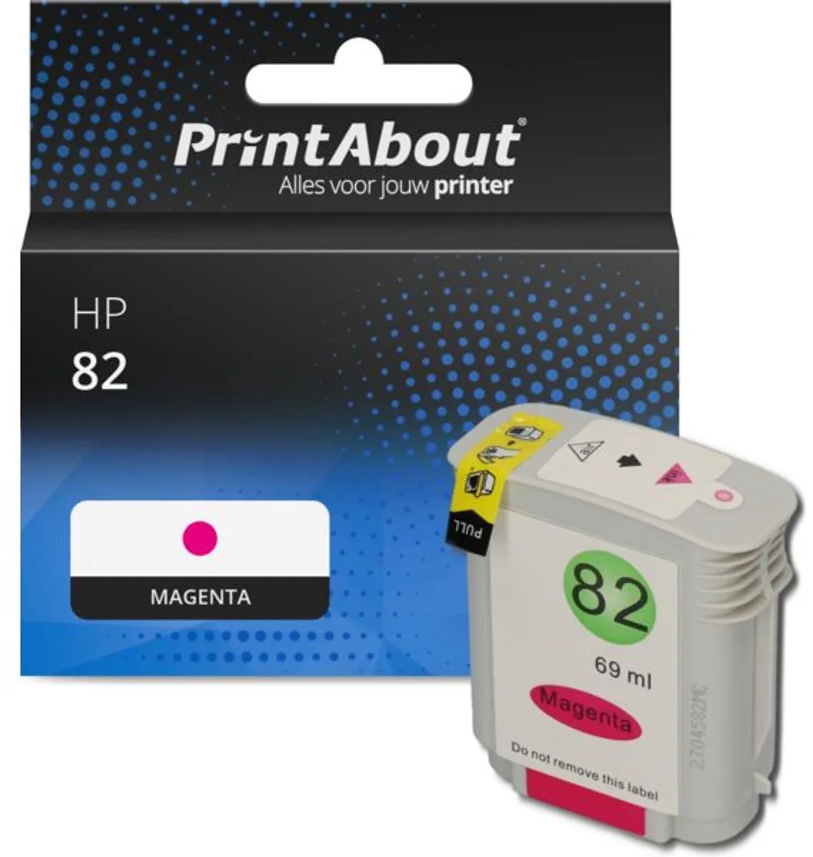 PrintAbout Inktcartridge C4912A Magenta - 72ml - HP