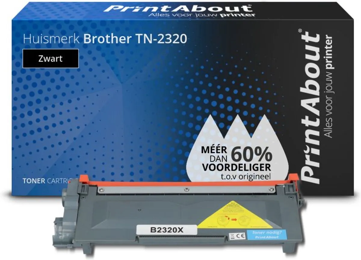 PrintAbout TN-2320 Toner Zwart - 5.200 pagina's