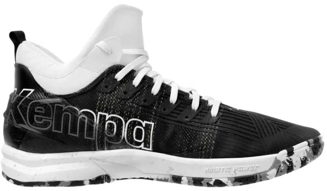 Kempa Attack Mid 2008670 Handbalschoenen - 45.5 - Black/White - afbeelding 6 van 6