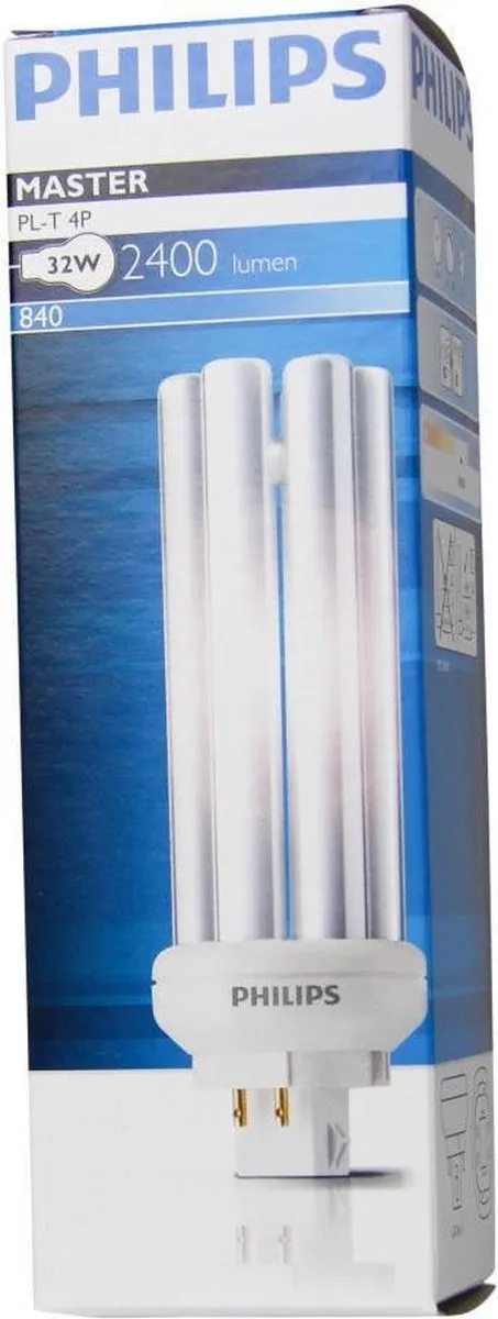 Philips MASTER PL-T 32W Koel Wit Mat - 4000K