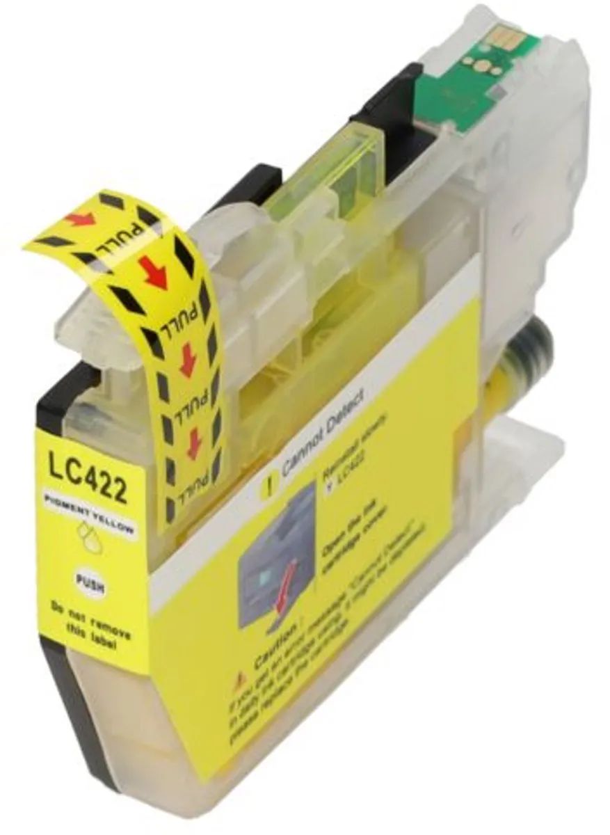 PrintAbout LC-422Y Inktcartridge - Geel - 11ml