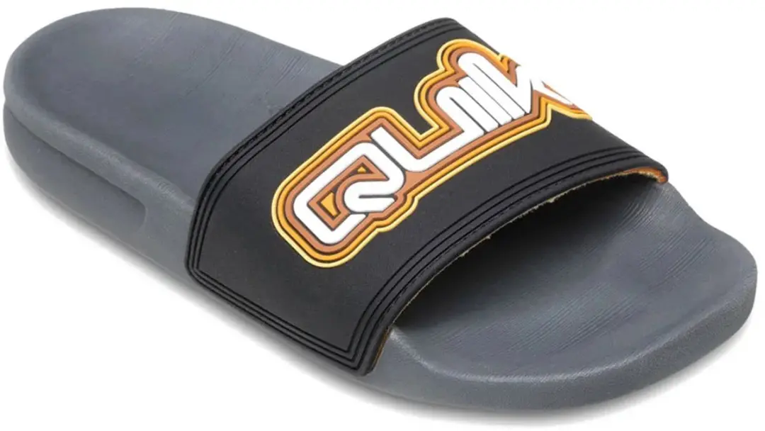 Quiksilver Rivi Wordmark Ii Slippers Zwart EU 36 Kinderen