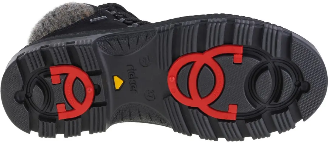 Rieker X8200-00 Booties Vrouwen - Zwart - Maat 42