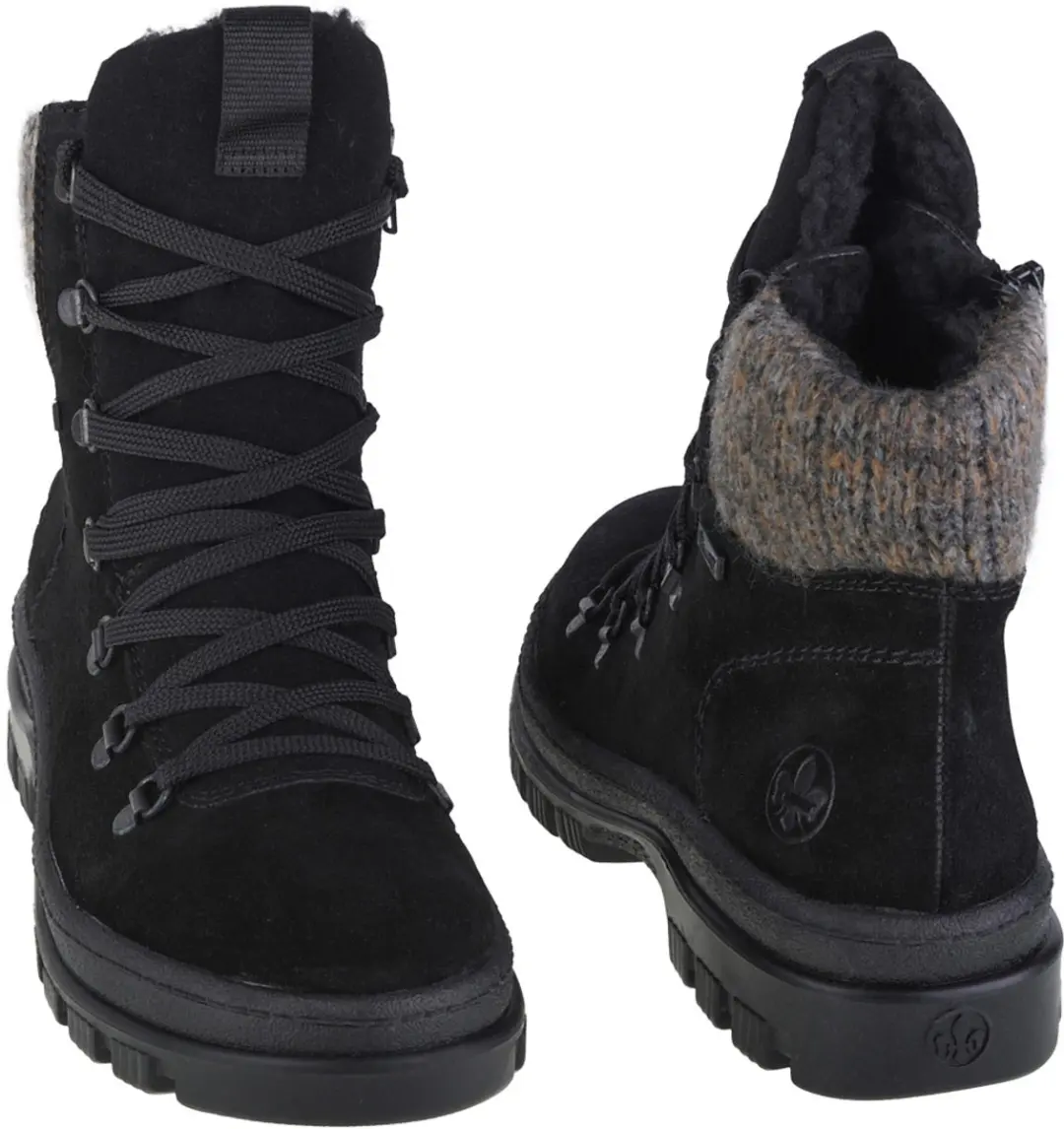 Rieker X8200-00 Booties Vrouwen - Zwart - Maat 42