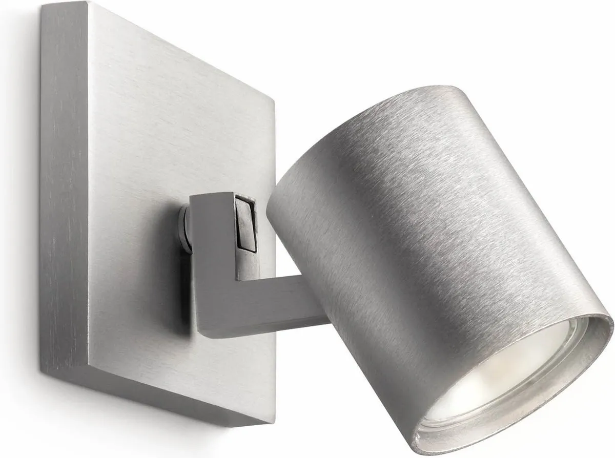 Philips Runner Opbouwspot GU10 Warmwit 4.6W - Aluminium