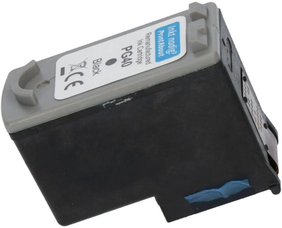 PrintAbout PG-40 Inktcartridge - Zwart - 19ml - o.a. Canon PIXMA