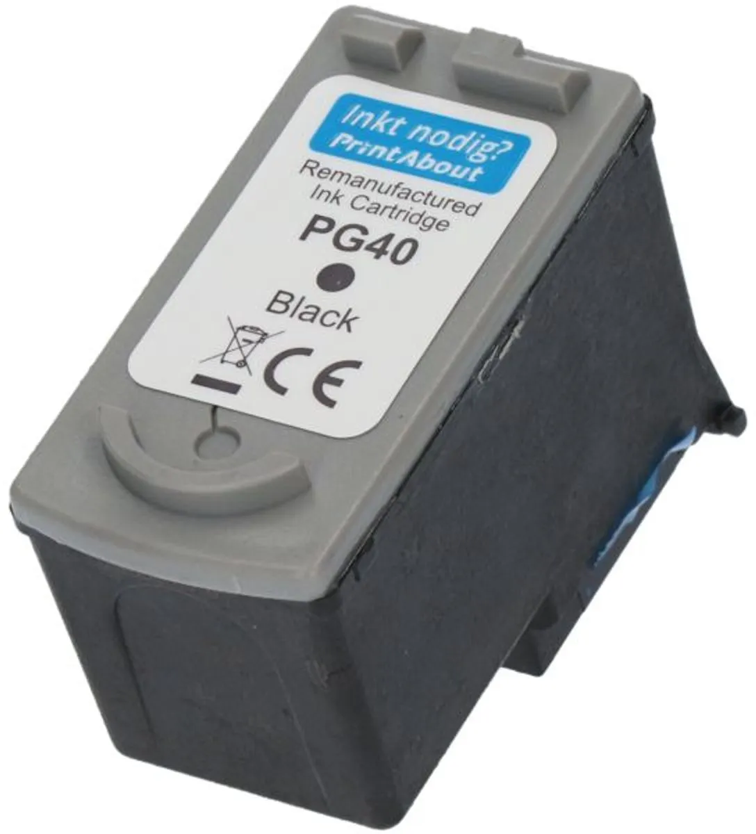 PrintAbout PG-40 Inktcartridge - Zwart - 19ml - o.a. Canon PIXMA