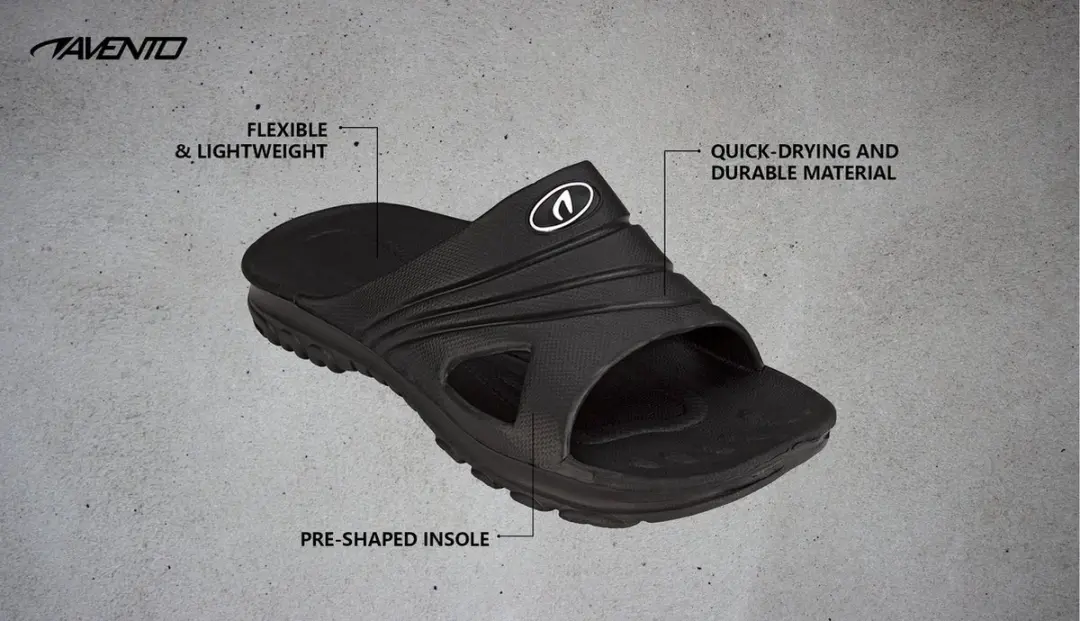 Avento Sportslipper Lichtgewicht 41 - Zwart