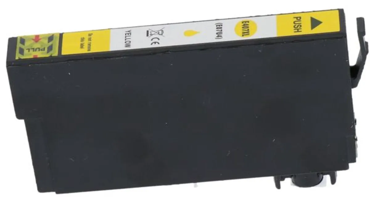 PrintAbout Huismerk Epson 407 Geel C13T07U440-PA - 2100 pagina's